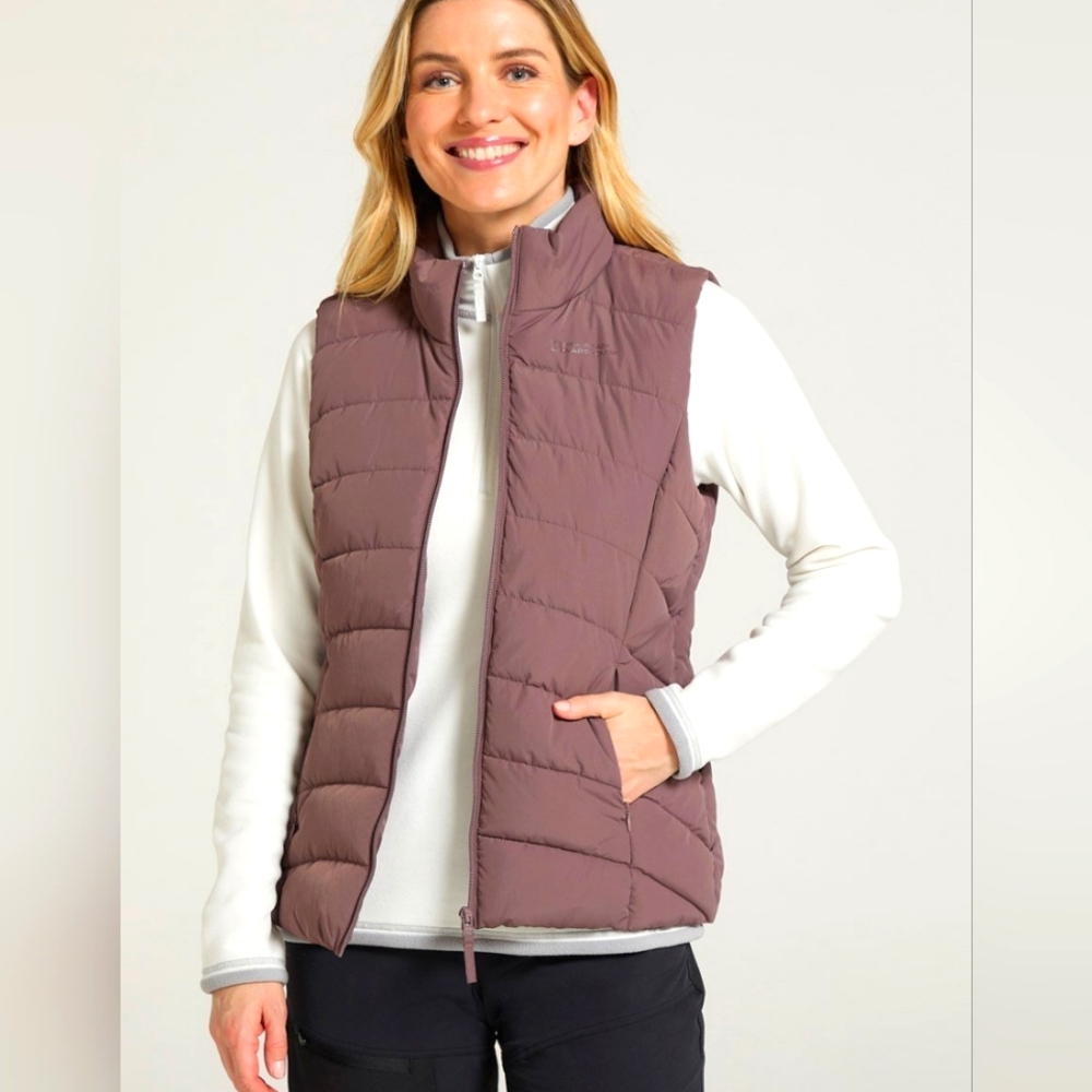 Mountain Warehouse Insulated Water Resistant Puffer Vest In Pink